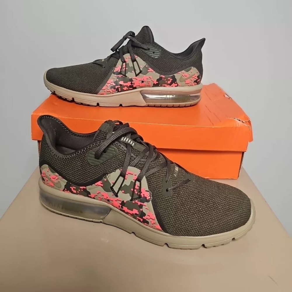 Nike Air Sequence “Digital Camouflage” 2019 / Size 10 / AJ0004-201 WORN ONCE!